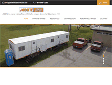 Tablet Screenshot of jobsitemobileoffices.com